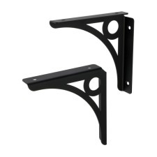 Decor bracket, 145x145, 2 pcs, black color