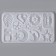 Silicone form universal for creating earrings, pendants, scraps - 12 pcs.