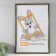 Photo frame Plastic "Vintage" 40x60 cm, black with gold