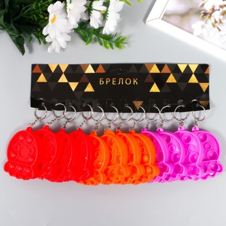 Trick Rubber Antistress (endless pimpa) "Medusa" mix 7.5x6x1.3 cm-3