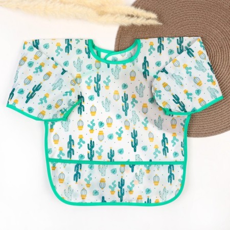 Badion with sleeves and a cactus pocket, shirt, 0-2 years old (sleeve 34cm, chest 43*36cm)