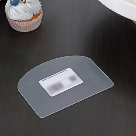 Confectionery spatula for alignment made of plexiglass, 10 × 13 × 0.1 cm, the color is transparent-3