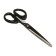Chancellery scissors 18.0cm office plastic handles, euro suspension