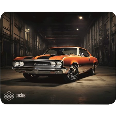 Cactus Orange Car computer mouse mat, Game, 300*250*2mm, Fig. "Orange machine"