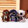 Soft toy "owl", on a key fob, 10 cm, color mix