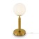 Zelda table lamp, 1x40W E14, brass color