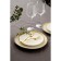 Porcelain dining porcelain Magistro poursephona, d = 27 cm, beige color