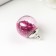 Suspension decorative for creativity glass "ball" d = 1.6 cm set 10 pcs