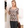 Female blouse, size 46, beige color 60564