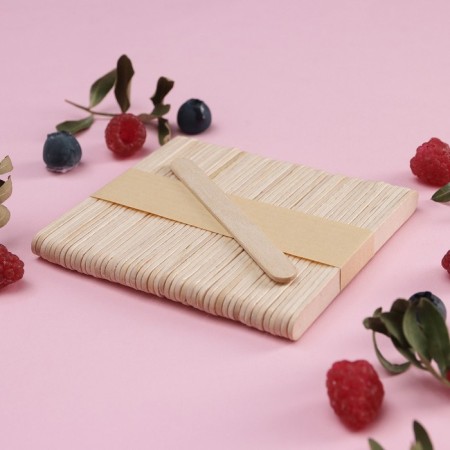A set of wooden share sticks, 9.4 × 1.1 cm, 50 pcs-2