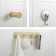 Bilateral self -adhesive tundra holders, 33.5x33.5 mm, transparent, 4 pcs.