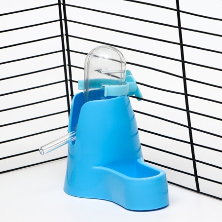 A complex for rodents with a feeder and a drinker of 60 ml, blue-4