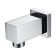 Connection for shower hose Wasserkraft A089, brass, chrome