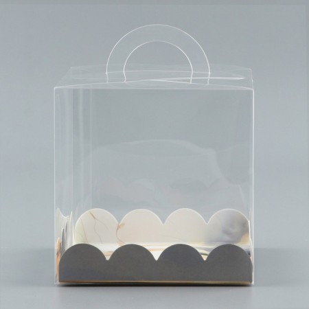 Confectionery box, chest, packaging, “marble”, 11 x 11 x 11 cm-2