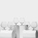 A set of glass glasses for Bistro cognac, 385 ml, 6 pcs