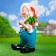 Garden figure "Dwarf with vegetables" 24x33x54cm
