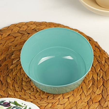 Bowl with a lid "Oliva", 1 l, 17 × 16.2 × 8 cm, green color-2