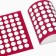 Kuznetsova Applicator Kuznetsov, 144 thorns, spantex, red, 260 x 560 mm + roller 140*230