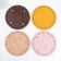 The basis for knitted products to the leatherette "Round. Vintage" mix 15x15 cm