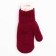 Mittens double children, red color, size 12 (3-6 years)
