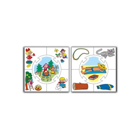 Teaching game Learn playing "Who does what"-3