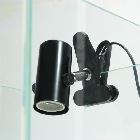 Terrarium lamp, with built -in manual regulator of brightness and light switch