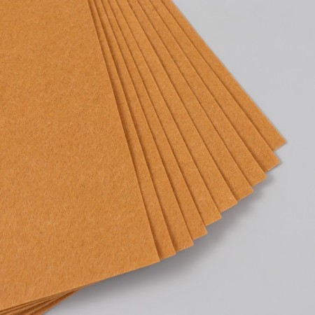 Tight felt "milk chocolate" 1 mm (set of 10 sheets) A4 format format-2