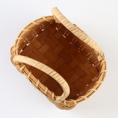Wicker basket, 19.5 x 14 x 13/27 cm, rattan-3