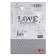 Ethel towel Love 40x67 cm, 100% cotton, sarzha 190 g/m2