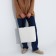 Zipper bag with lightning, milk color