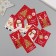 Cardboard "Happy New Year" set 10 pcs (5 types) 4x6 cm