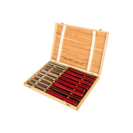 Set of woodcar with Enkor 10430, wooden handle, 8 pcs.-2