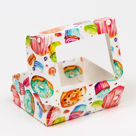 Folding box "Donuts", 10 x 8 x 3.5 cm-4