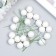 Stamens for flowers "Ball white" d = 1.2 cm 6x1.2x1.2 cm