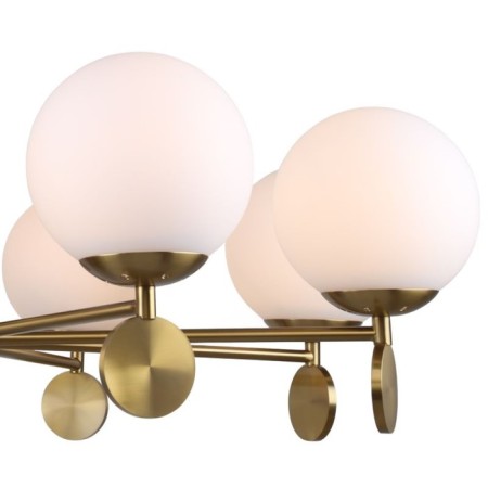 Marse27 60W rush chandelier, size 92x92x52-70 cm, bronze color-1