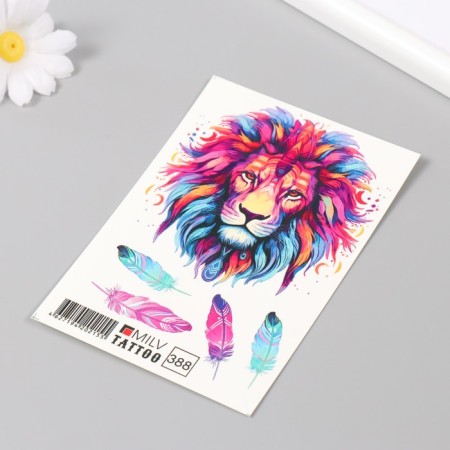 Tattoo on the body "Leo" 10x15 cm-1