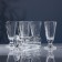 Set of crystal glasses, 40 ml, 6 pcs