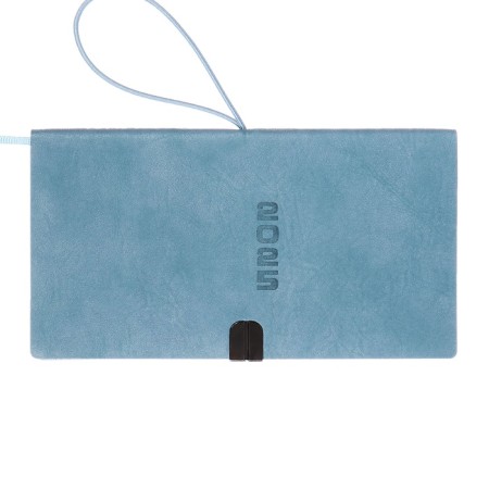 The weekly dated 2025, Escalada, 175 x 95 mm, soft cover with artificial leather, 64 sheets, pancake embossing, block 70, blue-1