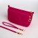 Female Cross-Bodi Bag with lightning, Fuchsia color