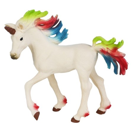 Figure "White Foal of the Sable with Rainbow mane"