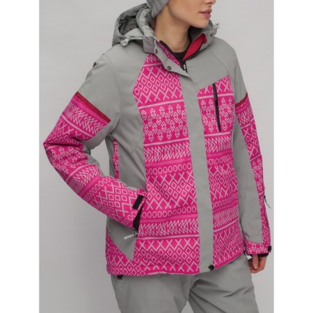 Ski suit female, size 58, pink color-27