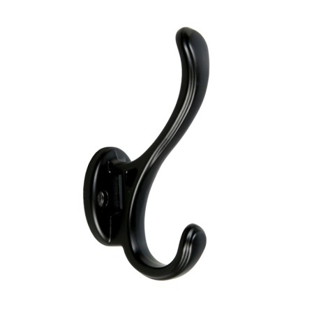 Furniture hook Cappio Wave, two -rod, black