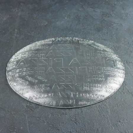 Plate "pizza", d = 35 cm, the color is transparent-2