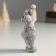 Souvenir Polystone "Bear in a head-header, stands" Gray mix 4.5x4x10.5 cm