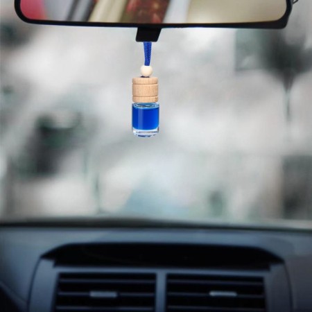 Fragrance to the car on February 23 (2 pcs) “Caution! Cool man! ”, Aroma: citrus, new car-5