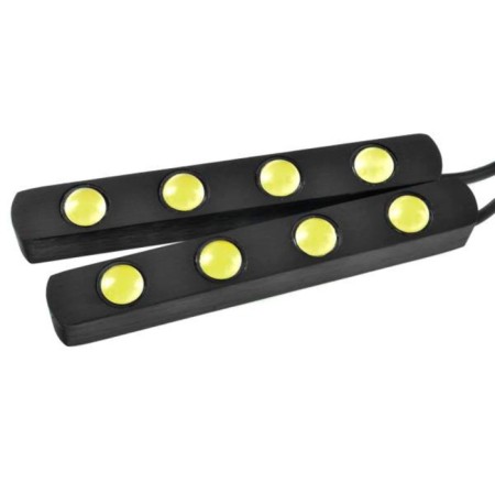 SkyWay's daytime running lights, 4 diodes, 4 watts, 110x15x15 mm, 2 pcs