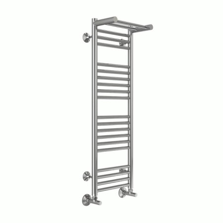 Terminus heated towel rail "Aurora" P20, 300x800 mm, lower connection, chrome-1