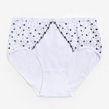 Cowards of women's slips collorista, white color, size 54-56