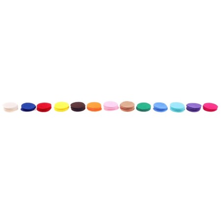 Fetir wheels for creativity and decor "circles", 250 pcs., Size 1 pc. - 3 cm, color mix-4