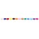 Fetir wheels for creativity and decor "circles", 250 pcs., Size 1 pc. - 3 cm, color mix